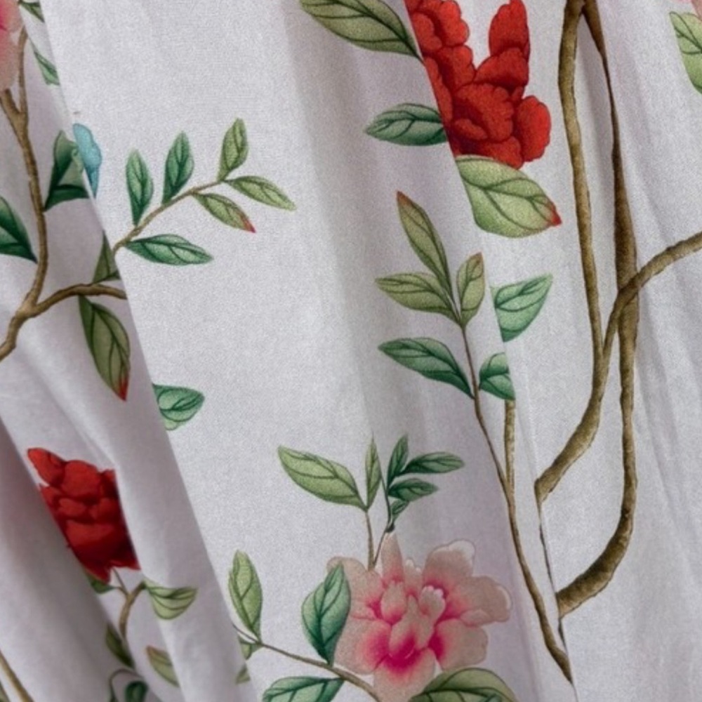 Hill House Kids Dress - Red and Green Floral